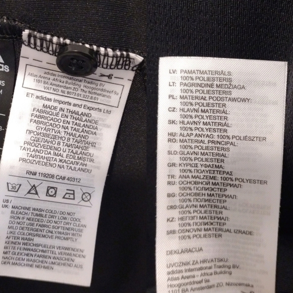 Adidas - Black Performance Shirt - Picture 15 of 16